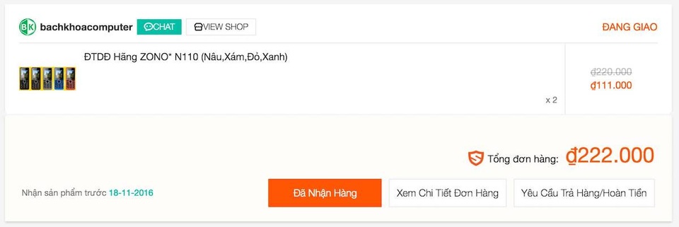 Bán hàng online cần phải tạo dựng được niềm tin của khách hàng - 2 Đơn hàng trên Shopee