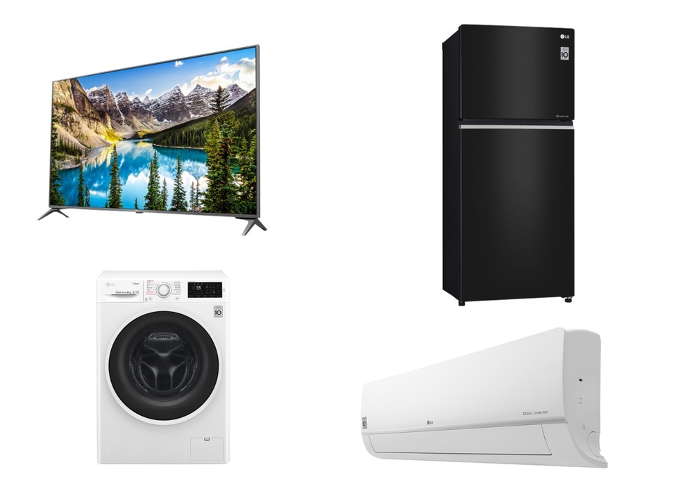 4 xu hướng điện tử gia dụng cho các gia đình hiện đại - 1 Có mức giá bình dân, nhưng bộ sản phẩm này của LG vẫn được trang bị các công nghệ Inverter đời mới nhất