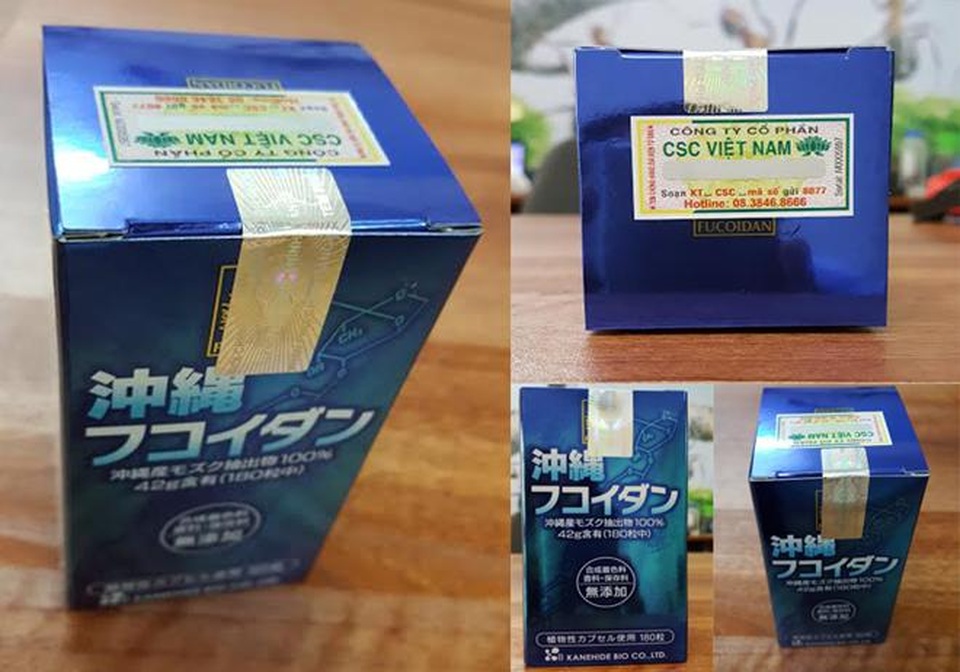 Mua TPBVSK Okinawa Fucoidan chính hãng ở đâu - 4 Sản phẩm chính hãng có 2 loại tem