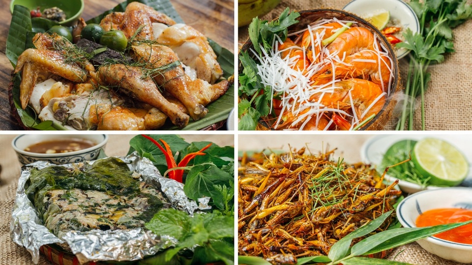 Quán ăn đẹp như tranh vẽ hút khách tại Hà Nội - 4 Món ăn ở đây cũng đậm chất đồng quê Việt Nam.