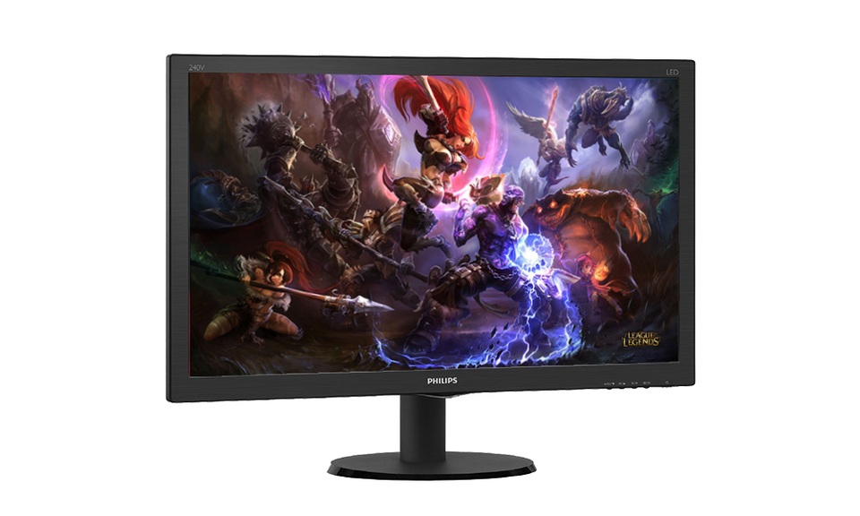 DGW phân phối màn hình Philips từ tháng 8/2017 - 4 240V5QDSB – Màn hình chuyên game với giá mềm, thời gian đáp ứng 1ms