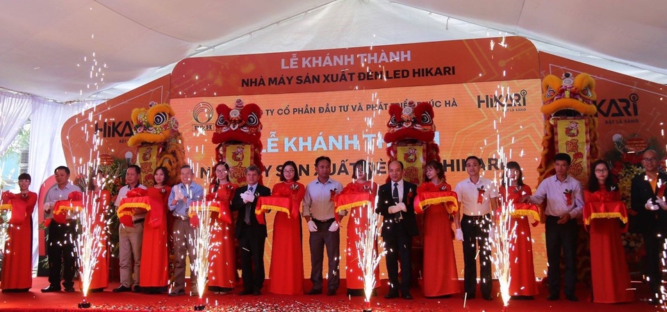 Khánh thành nhà máy sản xuất đèn led HIKARI công nghệ Nhật Bản - 1 Lễ khánh thành Nhà máy Đèn Led HIKARI