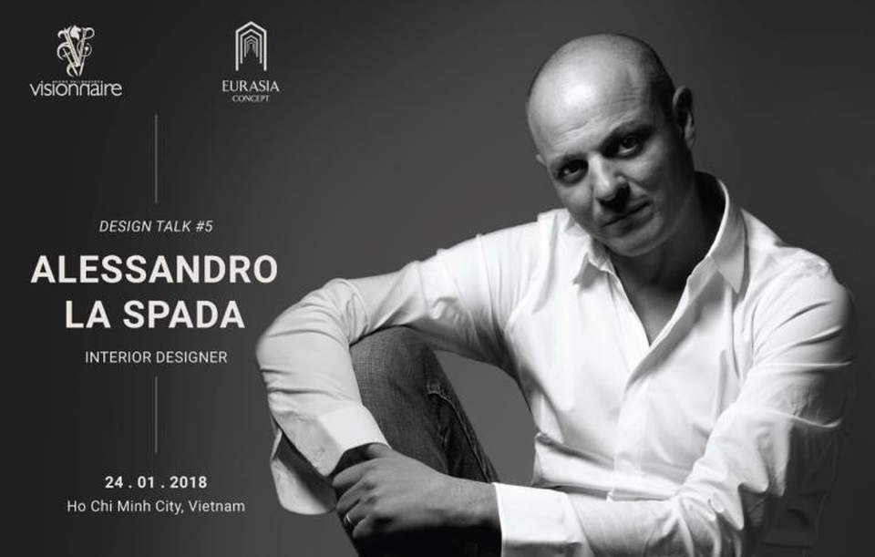 Hội thảo phương thức triển khai dự án “Total Concept” với bậc thầy thiết kế Alessandro La Spada - 1 Alessandro La Spada – Bậc thầy của phong cách Glamour Neo-Gothic.