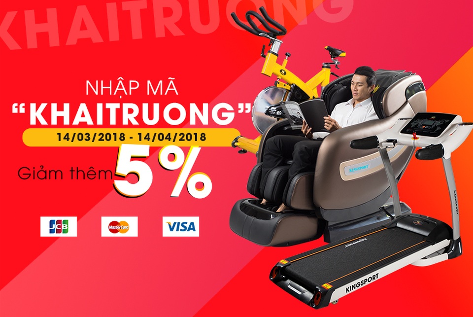 Chương trình khuyến mãi nhân dịp khai trương của Kingsport.