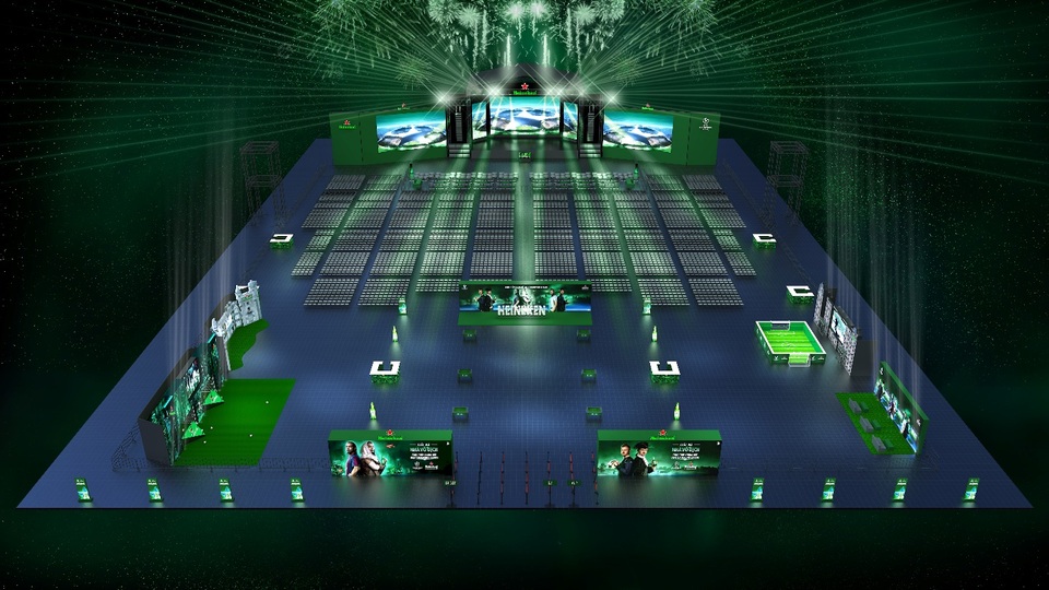 Trực tiếp chung kết UEFA Champions League tại 3 thành phố lớn - 3 Ở mỗi địa điểm, bên cạnh màn hình khổng lồ cho trải nghiệm thưởng thức bóng đá được chân thực, hoành tráng nhất, người hâm mộ còn được gặp gỡ, giao lưu với những huyền thoại và ngôi sao bóng đá hàng đầu Việt Nam như danh thủ Nguyễn Hồng Sơn, Đặng Phương Nam, Nguyễn Văn Quyết, Nghiêm Xuân Tú, Đặng Văn Lâm, và một trong những chàng trai vàng của tuyển U23 Việt Nam Đỗ Duy Mạnh.