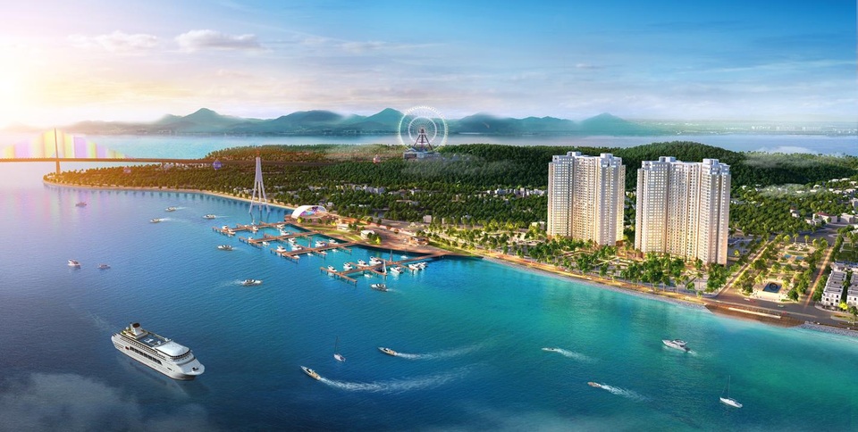 The Sapphire Residence - Vị trí vàng, lợi thế kim cương - 2 Bốn phía được bao quanh bởi vịnh biển, đường lớn, núi Bài Thơ và khu phố thương mại, giá trị phong thuỷ của dự án cũng được xếp vào hàng vượng lộc, đắc tài