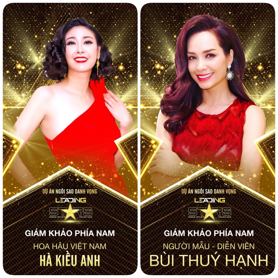 Dàn giám khảo gây “choáng” casting dự án “Ngôi sao danh vọng” tại Tp Hồ Chí Minh - 2 Hoa hậu Hà Kiều Anh và Cựu người mẫu- diễn viên Thuý Hạnh nhận lời mời ngồi “ghế nóng” dự án với hy vọng tìm được ứng viên sáng giá.