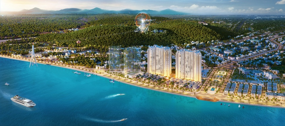 Sắp ra mắt khu căn hộ nghỉ dưỡng có vị trí đẹp bậc nhất Hạ Long - 2 Có tầm nhìn ôm trọn vịnh Hạ Long, có thể chiêm ngưỡng cảnh thành phố, Vòng quay mặt trời, cáp treo Nữ hoàng…