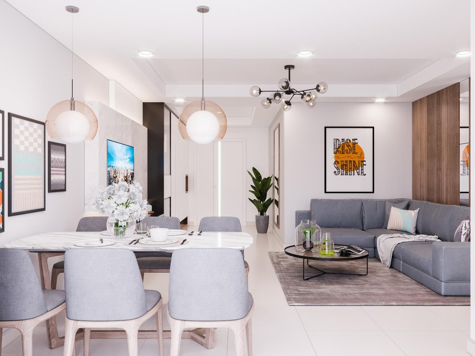 Căn hộ 3 phòng ngủ - sự lựa chọn tối ưu cho các gia đình nhiều thế hệ - 1 Căn hộ 3 phòng ngủ tại tòa M1 được thiết kế khoa học, đáp ứng tối đa nhu cầu sử dụng của gia chủ