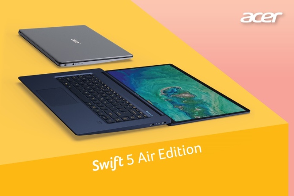 Hiệu quả vượt trội với dòng laptop “siêu mỏng, siêu nhẹ” Acer Swift Series - Ảnh 1. Hiệu quả vượt trội với dòng laptop “siêu mỏng, siêu nhẹ” Acer Swift Series - Ảnh 1.