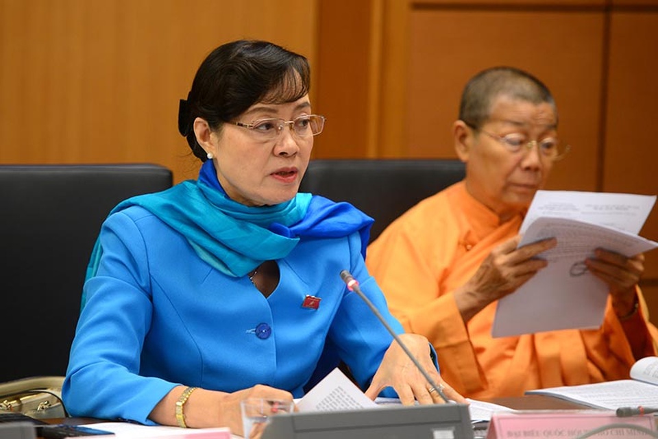 Mô hình trụ sở tập trung sẽ giảm đầu tư manh mún, lãng phí? - 2 Đại biểu Quốc hội Nguyễn Thị Quyết Tâm (Ảnh: Hoàng Long)
