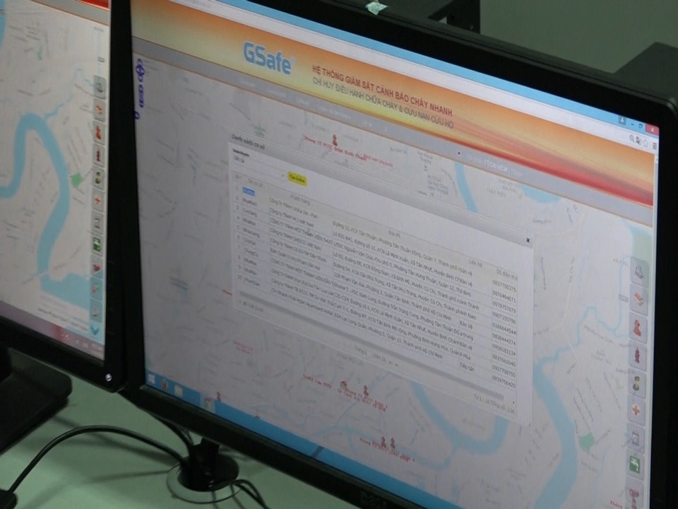 Khi xảy ra sự cố, với lượng cơ sở dữ liệu lớn, hệ thống cảnh báo nhanh chóng tìm ra địa điểm mà tín hiệu báo về.