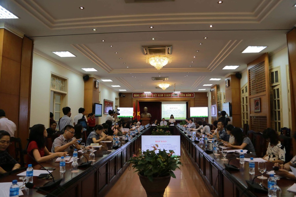 Ngày hội VHTT & DL các dân tộc vùng Tây Bắc mở rộng lần thứ XIII - 1 Toàn cảnh buổi họp báo giới thiệu về kế hoạch tổ chức Ngày hội VHTTDL các dân tộc vùng Tây Bắc mở rộng. Ảnh: HM.