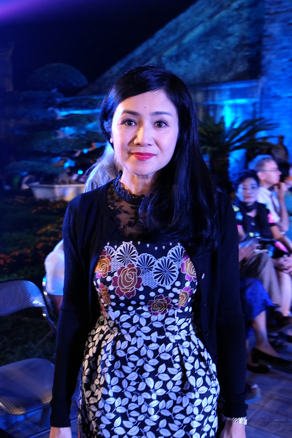 NSƯT Thu Hà trong trang phục áo dài sẽ trình diễn vào tối mai.