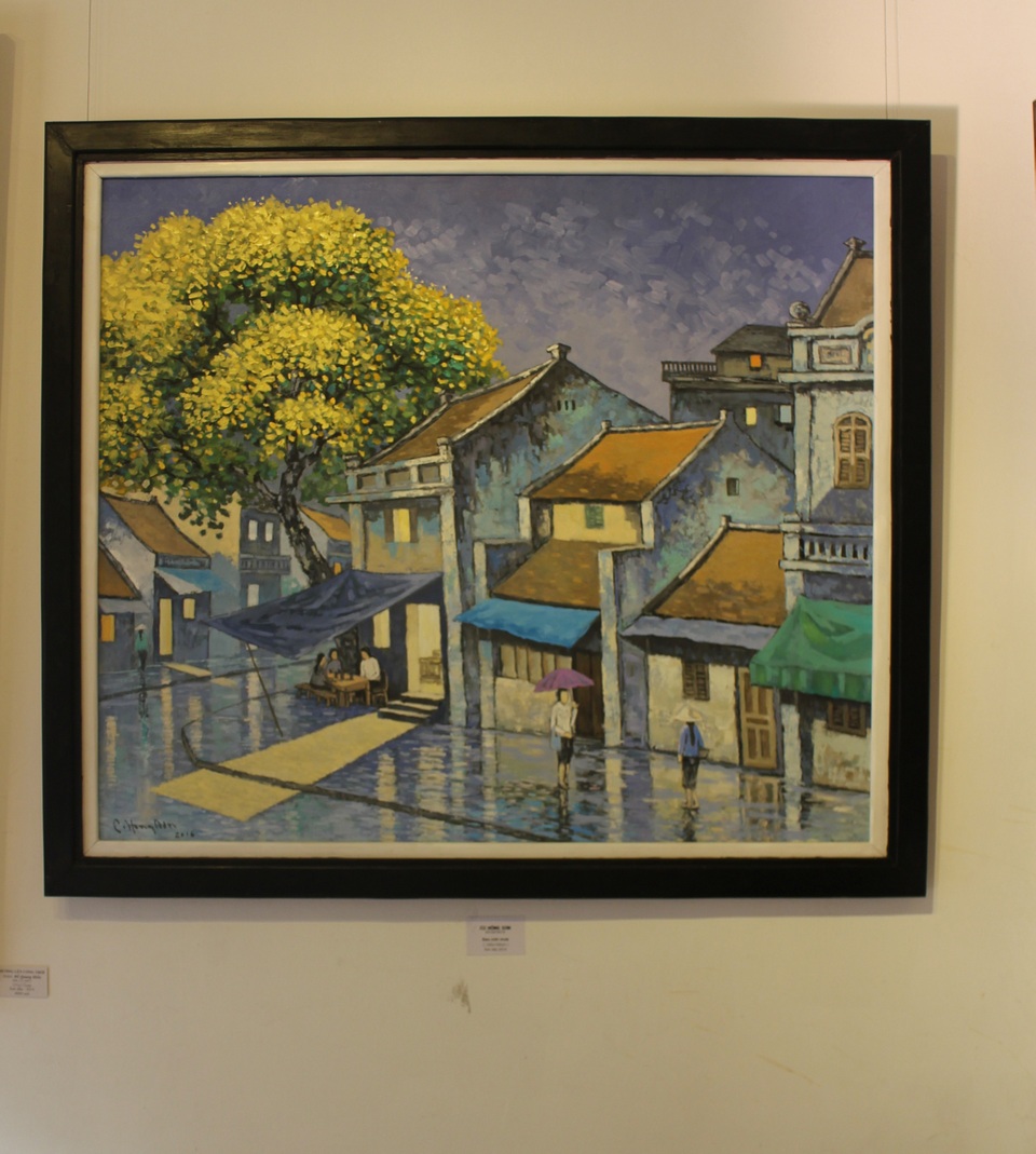 Tranh của hoạ sĩ Cù Hồng Sơn.