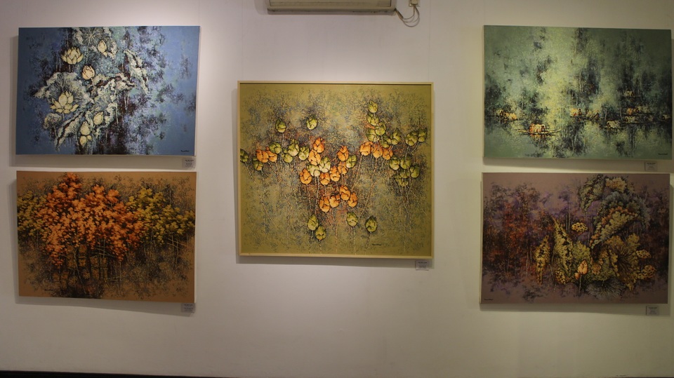 Tranh tĩnh vật của hoạ sĩ Thái Vĩnh Thành.