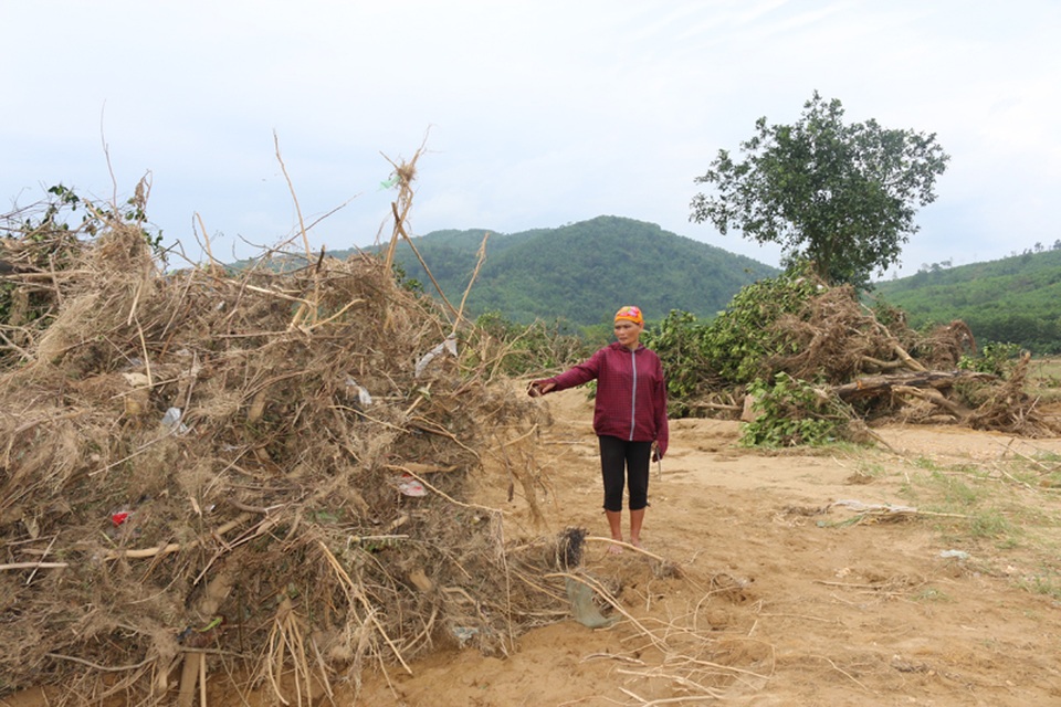 Ông Cao Viết Hòa, Chủ tịch xã Hương Trạch, huyện Hương Khê cho biết, xã Hương Trạch là xã có diện tích bưởi thiệt hại nặng nhất. “Hiện tại trận lũ vừa qua làm cho người dân trồng bưởi Phúc Trạch điêu đứng. Bước đầu xã thống kê có hơn 25.000 gốc bưởi trên diện tích 115 ha của người dân bị thiệt hại nặng, ước tính thiệt hại về kinh tế khoảng 35 tỷ đồng. - Ông Hòa nói.