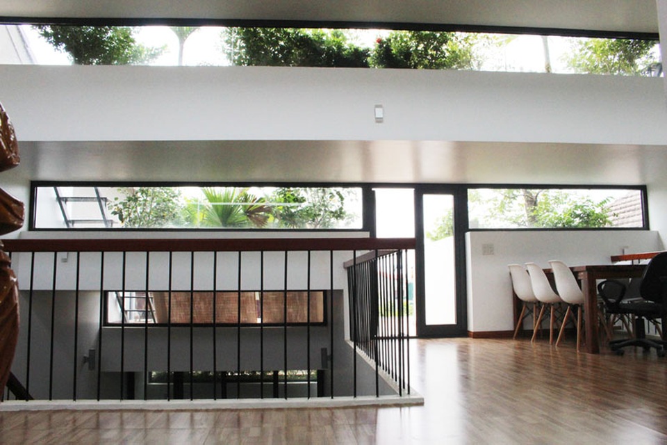 Không gian các tầng rộng rãi, hòa hợp với thiên nhiên