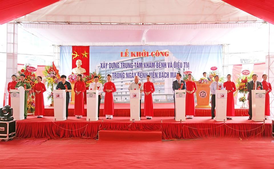 Bệnh viện Bạch Mai xây dựng trung tâm điều trị có sân đỗ trực thăng - 1 Bệnh viện Bạch Mai xây dựng trung tâm điều trị có sân đỗ trực thăng - 1