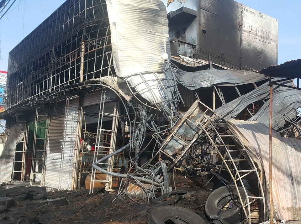 Hiện trường vụ cháy