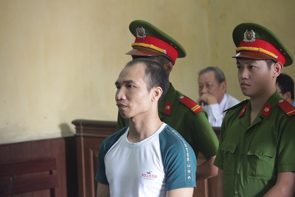 Bị cáo Tuyến tại tòa phúc thẩm