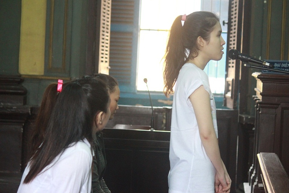 Các bị cáo tại tòa