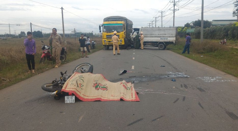 Hiện trường vụ tai nạn