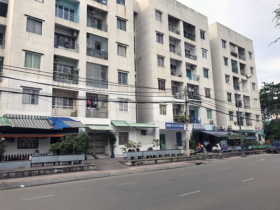 Chung cư 16/9 Kỳ Đồng là nơi sinh sống của hàng trăm hộ dân, chủ yếu là cán bộ về hưu
