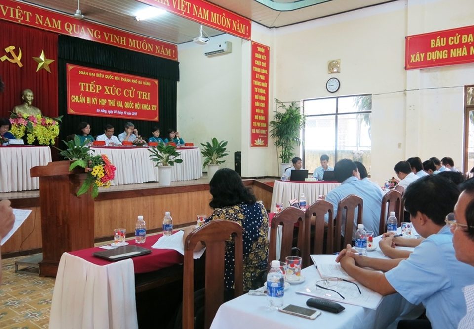 Đoàn ĐBQH TP Đà Nẵng tiếp xúc, ghi nhận ý kiến cử tri