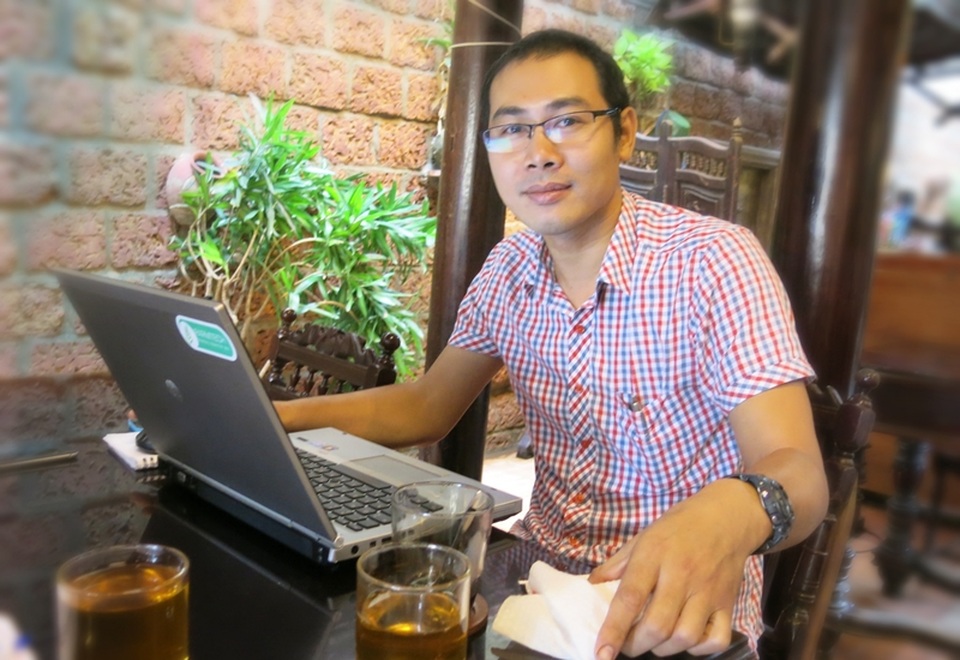 Anh Đỗ Trần Anh - Trưởng nhóm tác giả sản phẩm lọt chung khảo NTĐV 2016 đến từ Farmtech