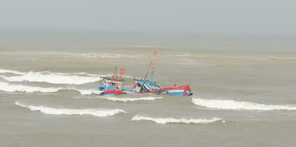 
Tàu cá ở Quảng Ngãi liên tiếp gặp nạn trên biển (ảnh minh họa)
