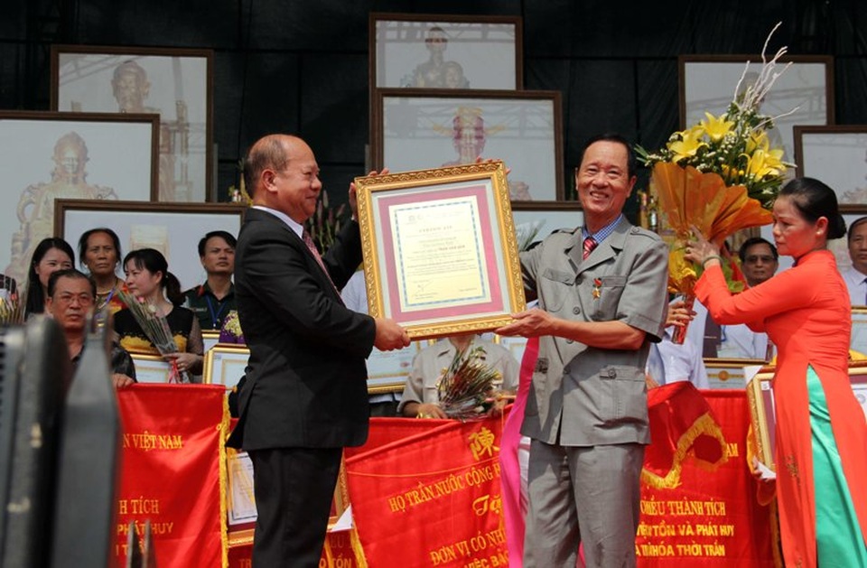 Ông Trần Văn Sen, người được Liên hiệp các hội UNESCO Thế giới vinh danh