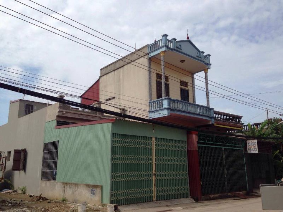 Ngôi nhà bà Vân chủ hụi đóng kín cửa sau ngày thông báo vỡ hụi