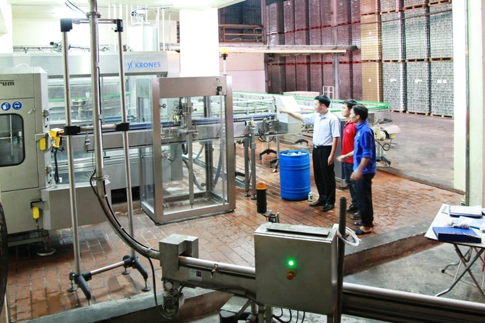 Chuỗi dây chuyền chiết lon và đóng hộp tự động công suất 50.000 lon/giờ