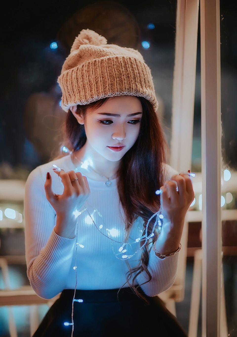 Bộ ảnh này được cô thực hiện trước thềm Noel để lưu lại kỷ niệm đẹp.