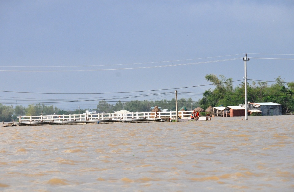 Lũ chồng lũ, nhiều nơi trên địa bàn tỉnh Bình Định lại ngập nặng