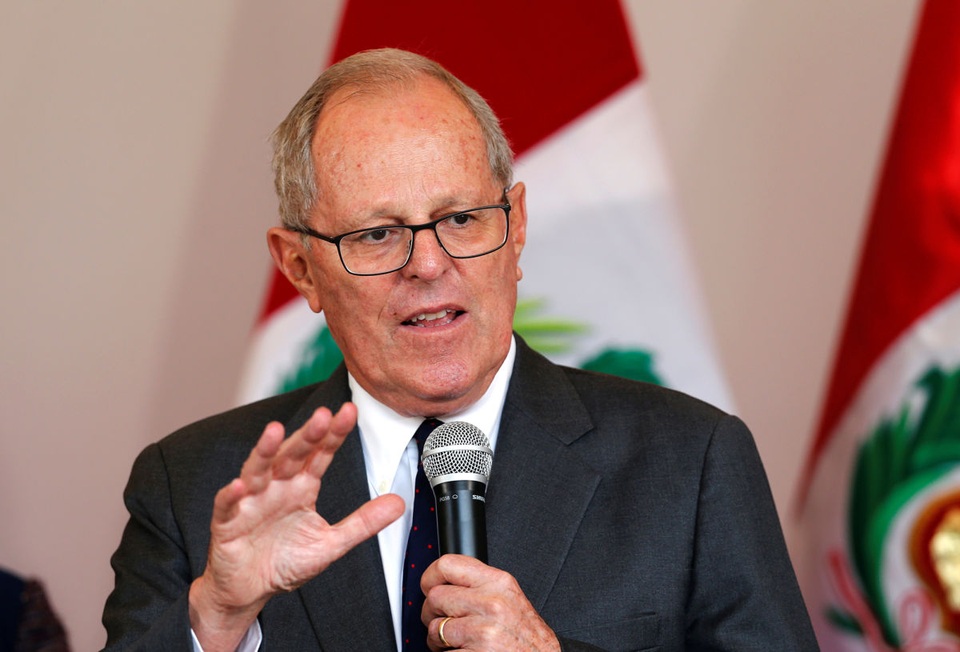 Tổng thống Peru Pedro Pablo Kuczynski (Ảnh: Reuters)