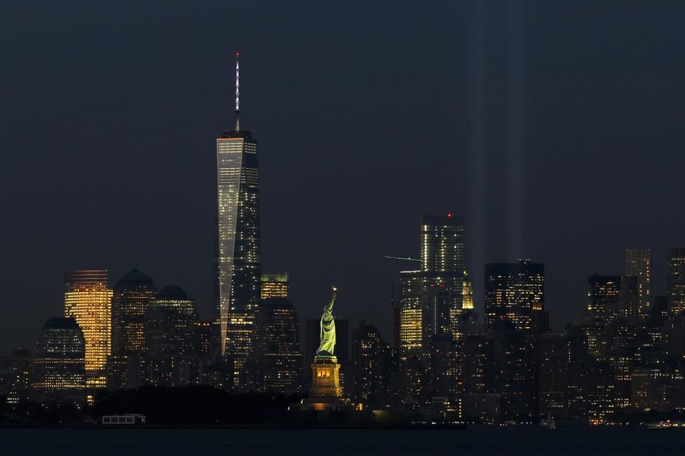 
6. Trung tâm thương mại Thế giới 1 ở New York, Mỹ, cao 541m.
