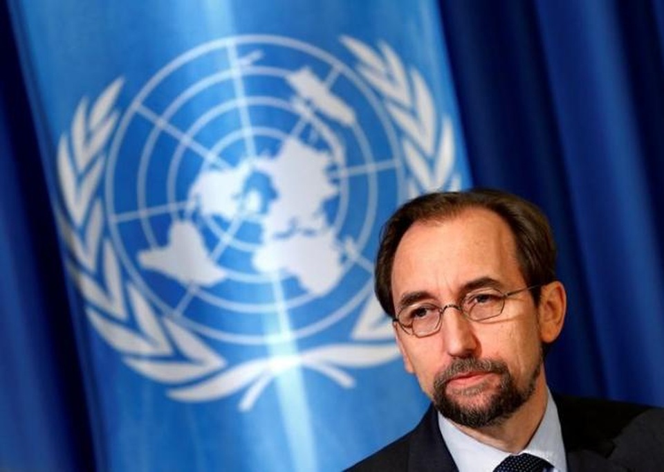 Cao ủy Nhân quyền Liên Hợp Quốc Zeid Raad al Hussein (Ảnh: Reuters)