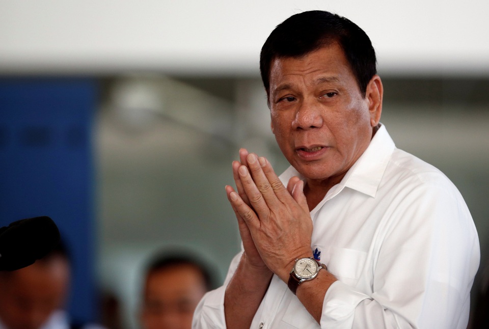 Tổng thống Philippines Rodrigo Duterte (Ảnh: Reuters)