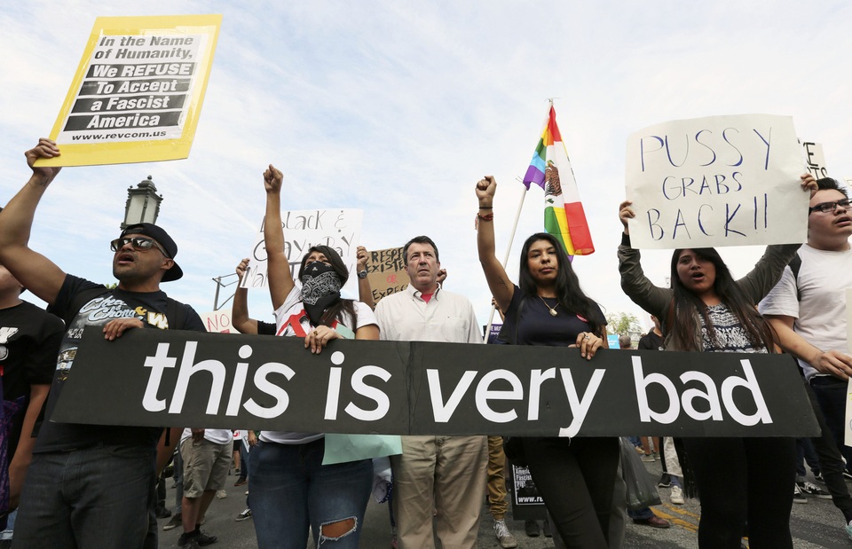 Biểu tình phản đối ông Trump đắc cử tiếp tục lan rộng tại Mỹ - 5