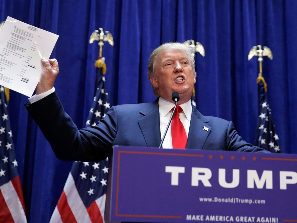 Tổng thống đắc cử Trump bắt đầu nhận thông tin tình báo tối mật - 1 Tổng thống đắc cử Donald Trump (Ảnh: Getty)