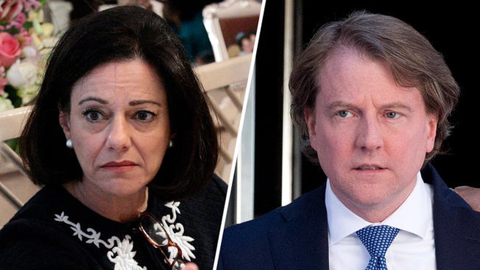 Lộ diện những gương mặt tiếp theo trong nội các của ông Trump - 1 Bà K. T. McFarland và ông Donald McGahn (Ảnh: NBC)