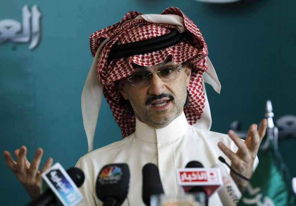Hoàng tử Ả rập Xê út đòi quyền lái xe cho phụ nữ - 1 Hoàng tử Alwaleed bin Talal (Ảnh: Reuters)
