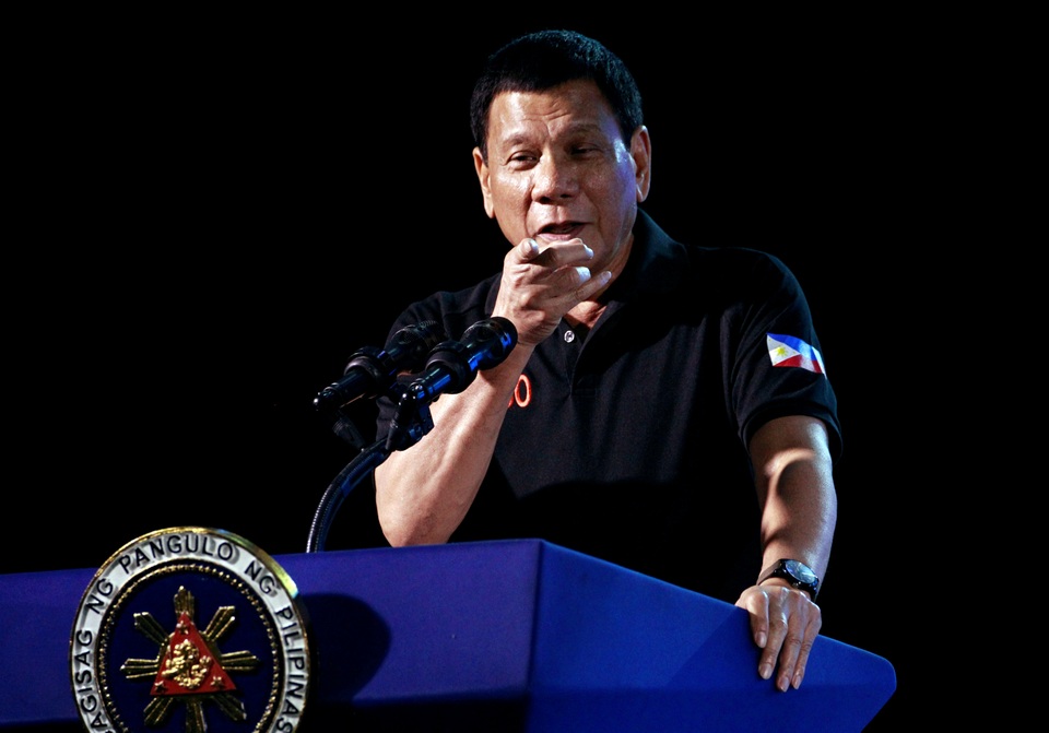 Tổng thống Philippines Rodrigo Duterte (Ảnh: Reuters)