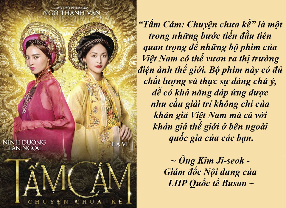 Sự ra đi của nghệ sĩ Hán Văn Tình để lại nhiều nuối tiếc - 6 “Tấm Cám: Chuyện chưa kể” tham dự LHP Quốc tế Busan - Thông tin từ đơn vị sản xuất và phát hành bộ phim “Tấm Cám: Chuyện chưa kể” cho biết, bộ phim này vừa được LHP Quốc tế Busan lần thứ 21 (Busan International Film Festival/ BIFF) đề cử trong hạng mục “A Window of Asia Cinema”.