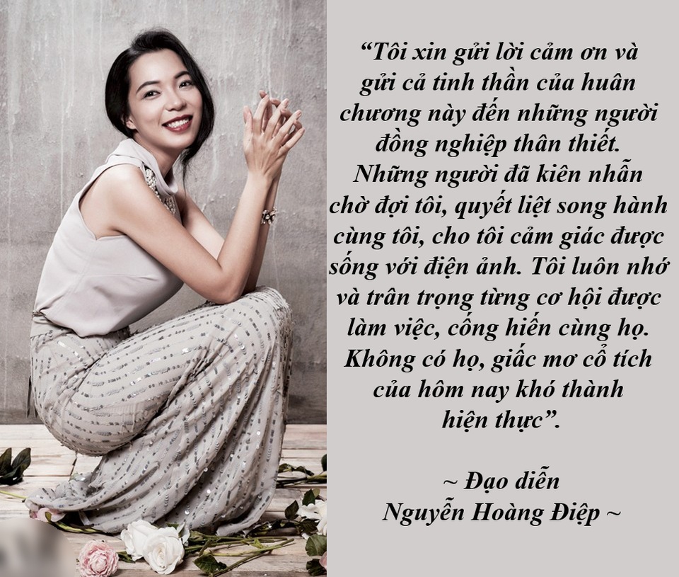Sự ra đi của nghệ sĩ Hán Văn Tình để lại nhiều nuối tiếc - 9 Nguyễn Hoàng Điệp nhận Huân chương Hiệp sĩ của chính phủ Pháp tại Hà Nội - Ngày 5/9, tại Hà Nội, đạo diễn Nguyễn Hoàng Điệp đã vinh dự nhận tước hiệu Hiệp sĩ Nghệ thuật và văn chương từ bà Frédérique Bredin - Chủ tịch cơ quan quốc gia về điện ảnh và hoạt hình Pháp CNC. Buổi lễ được chủ trì bởi bà Eva Nguyễn Bình - Tham tán Văn hóa đại sứ quán Pháp.