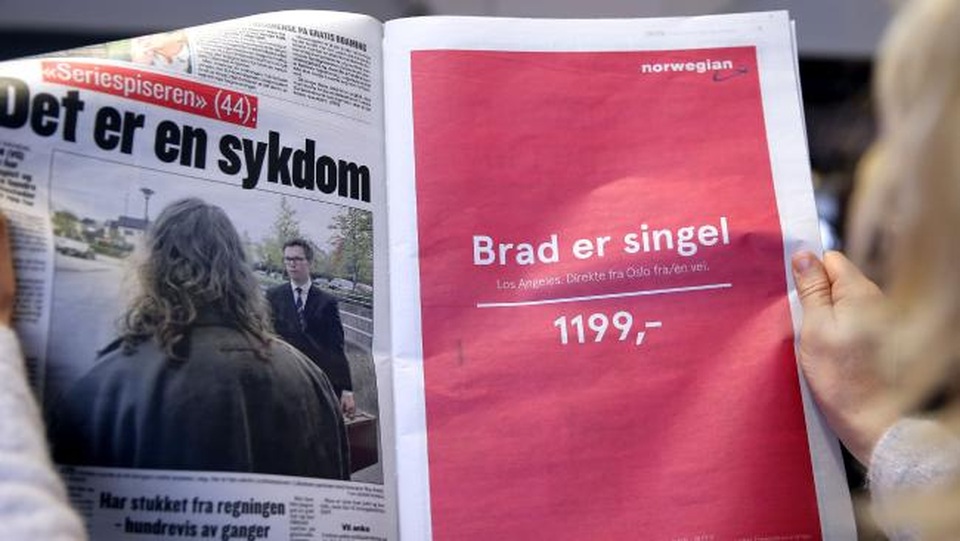 Sốc với quảng cáo “Brad Pitt đang độc thân” - 1 Sốc với quảng cáo “Brad Pitt đang độc thân” - 1