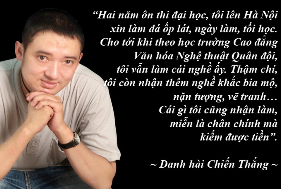 Những buồn vui trong cuộc đời nghệ sĩ - 8 Quãng đời cơ cực trước khi nổi tiếng của 4 danh hài đất Bắc - NSƯT Xuân Hinh, NSƯT Quang Thắng, NSND Tự Long và danh hài Chiến Thắng từng phải trải qua quãng đời cơ cực trước khi thành nghệ sĩ nổi tiếng như bây giờ. Họ đã từng phải làm những nghề “không ai nghĩ ra” để đảm bảo cuộc sống cho bản thân và gia đình.