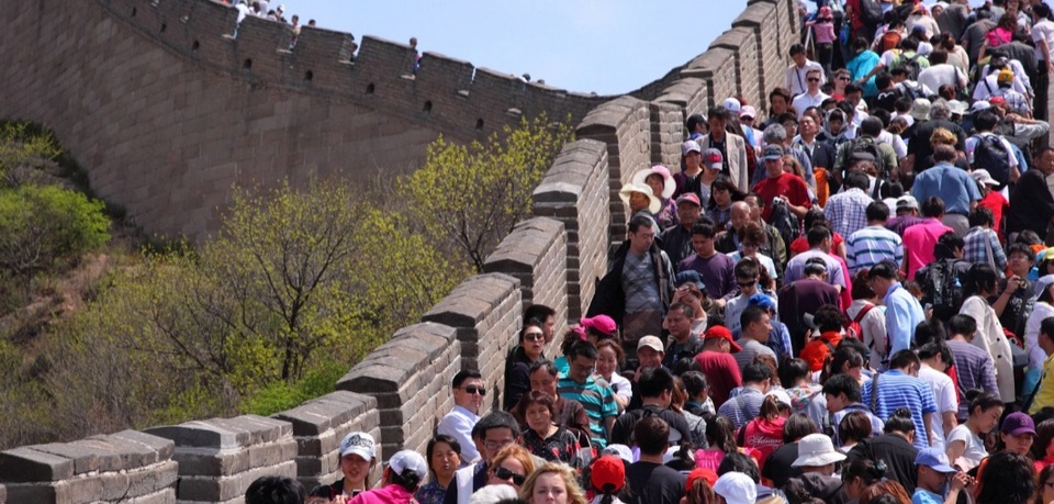 Khi chúng ta hình dung về Vạn Lý Trường Thành của Trung Quốc, hẳn hiếm người có thể nghĩ ra cảnh tượng này.